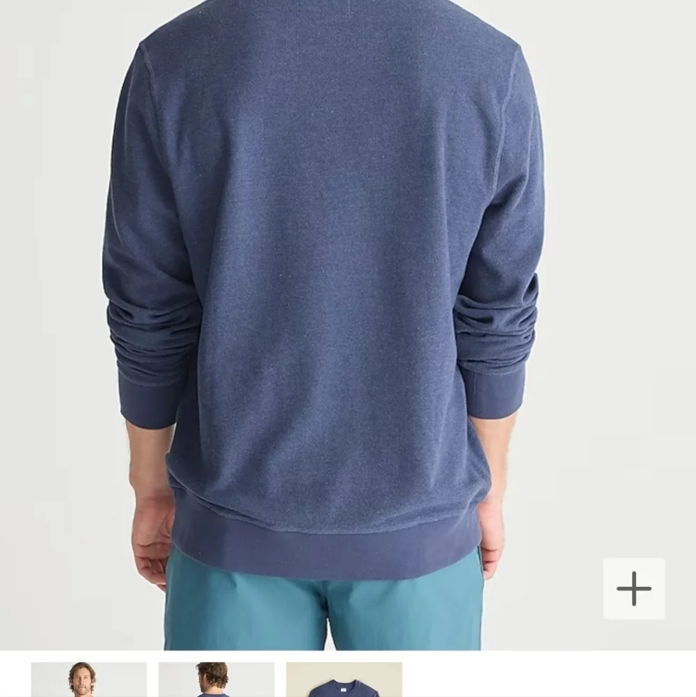 J Crew Long-sleeve textured sweater-tee BW407 Sz XL NWT